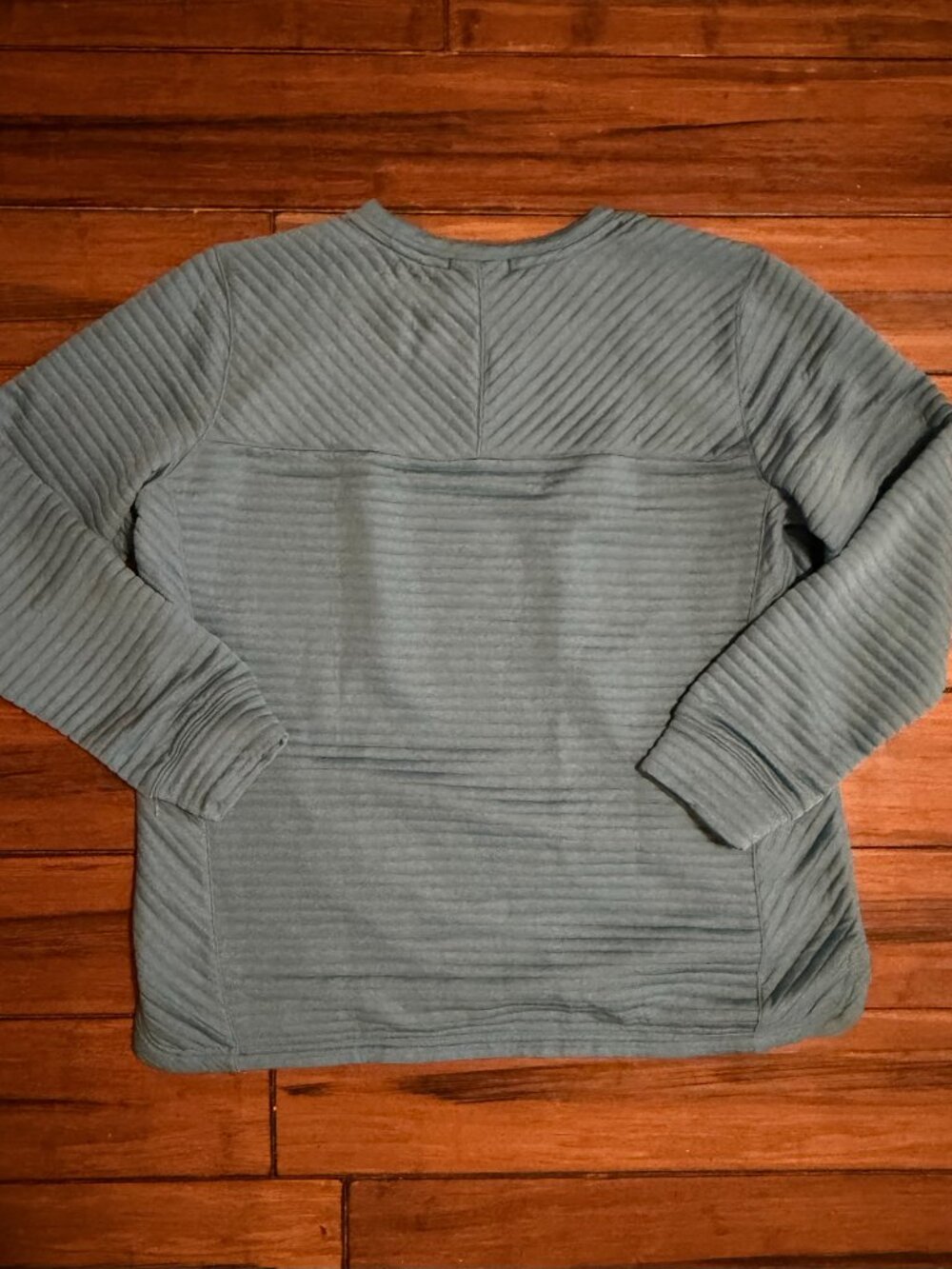 NWT LL Bean Blue Airlight Pullover Large - Picture 4 of 6